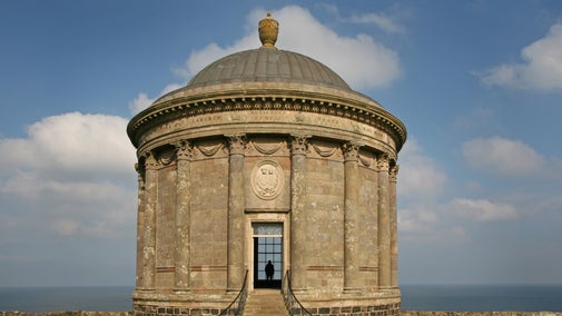 Exterior of Mussenden Temple in the grounds of Downhill Demesne at County Londonderry